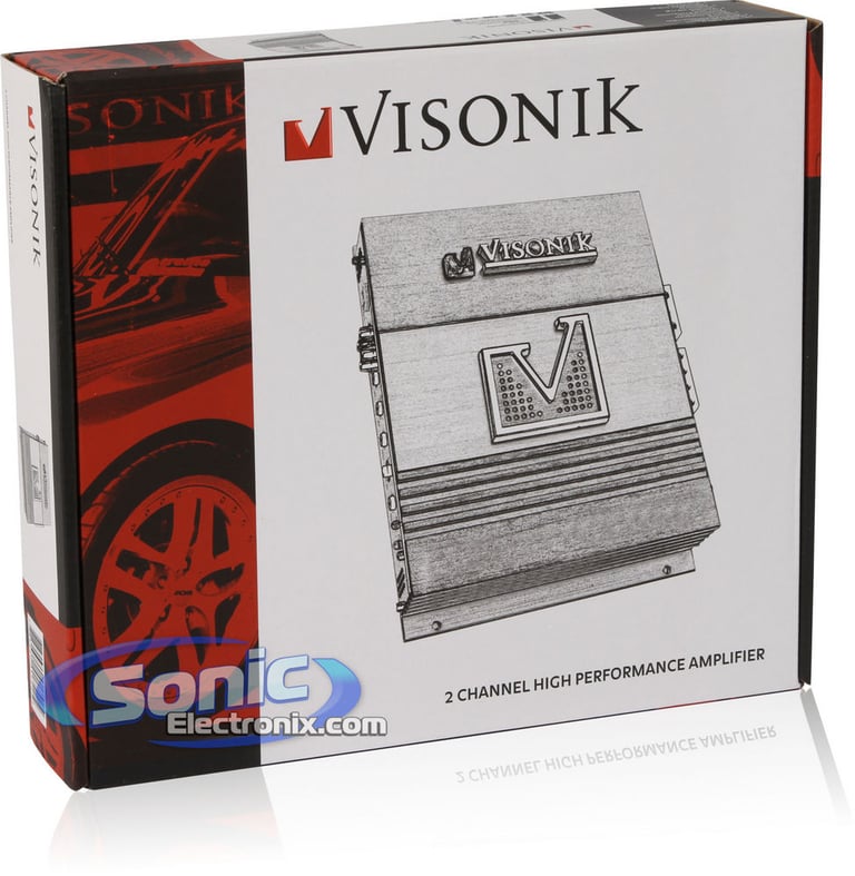 Open Box Visonik Amplifier + Amp Kit + 2 10" Subwoofers + Box Super Thump Package! Image 34