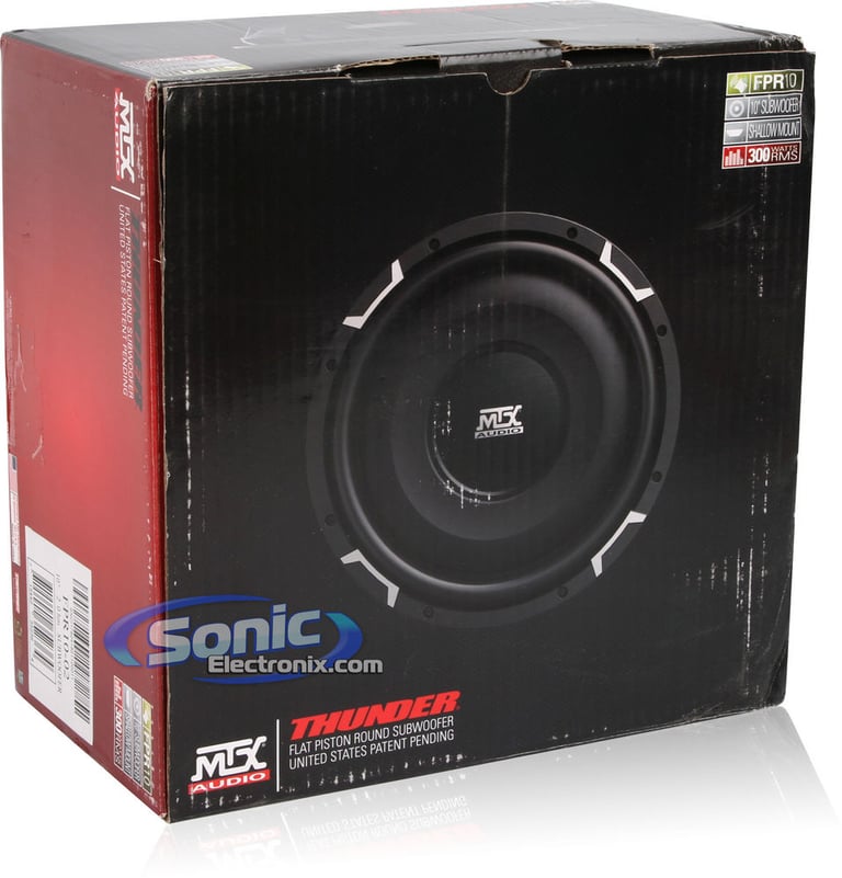 MTX Audio 10" Shallow Mount Subwoofer (FPR10-02) Image 5