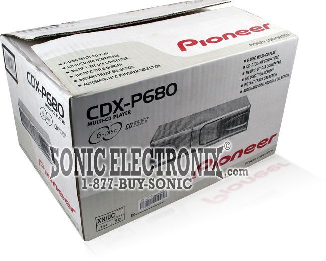 Pioneer CDX-P680 Open Box Image 4