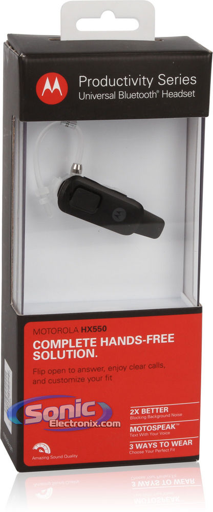 Motorola HX550 Bluetooth Headset (89484N) Image 2