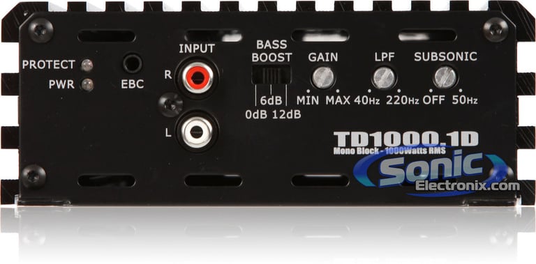 MTX TD1000.1D Open Box  Image 2