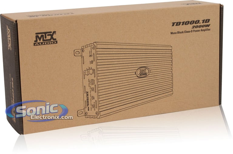 MTX TD1000.1D Open Box  Image 4