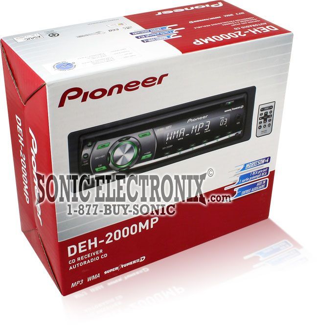 Pioneer DEH-2000MP Image 6