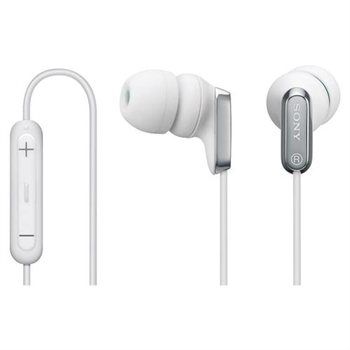 Sony MDREX38iP/WHI (MDR-EX38iP/WHI) EX Earbuds with iPod Remote - White Image 1