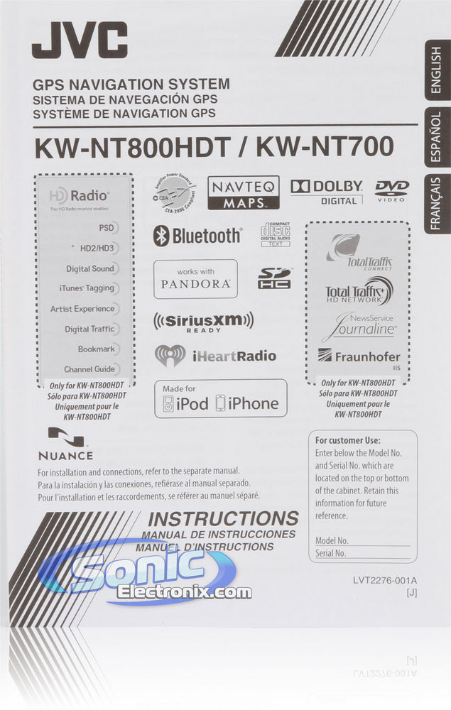 JVC KW-NT700 Image 11