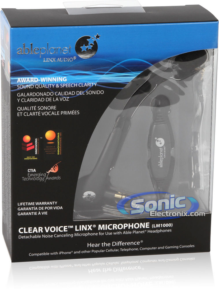 Able Planet LM1000 Universal Detachable Voice Cancelling Linx Microphone Image 6