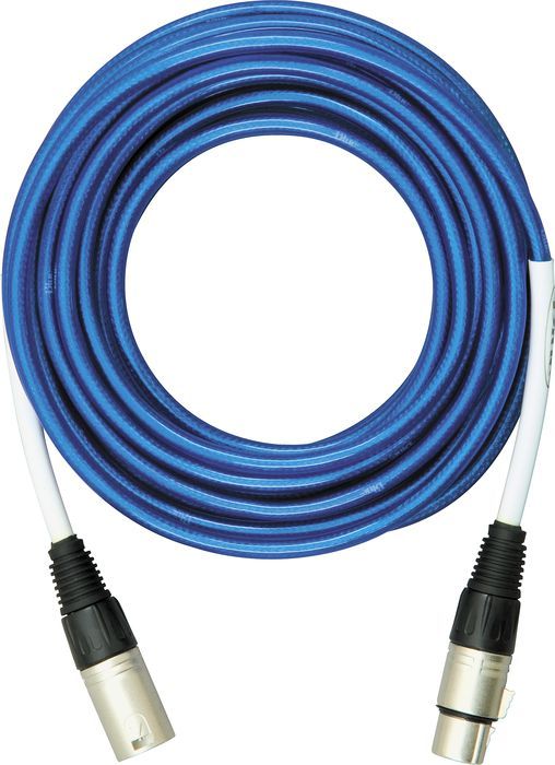 Blue Dual XLR Cable Image 1