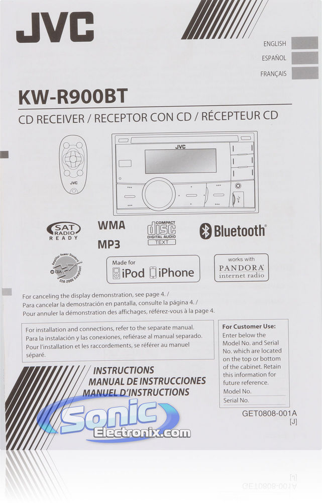 JVC KW-R900BT (Ships as KW-R930BT) Image 6