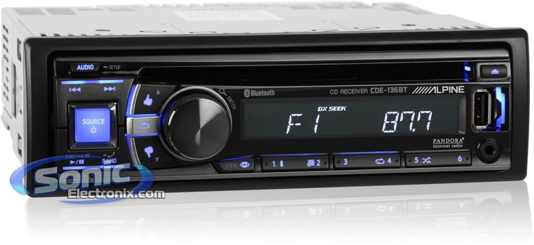 Alpine CDE-136BT Image 2