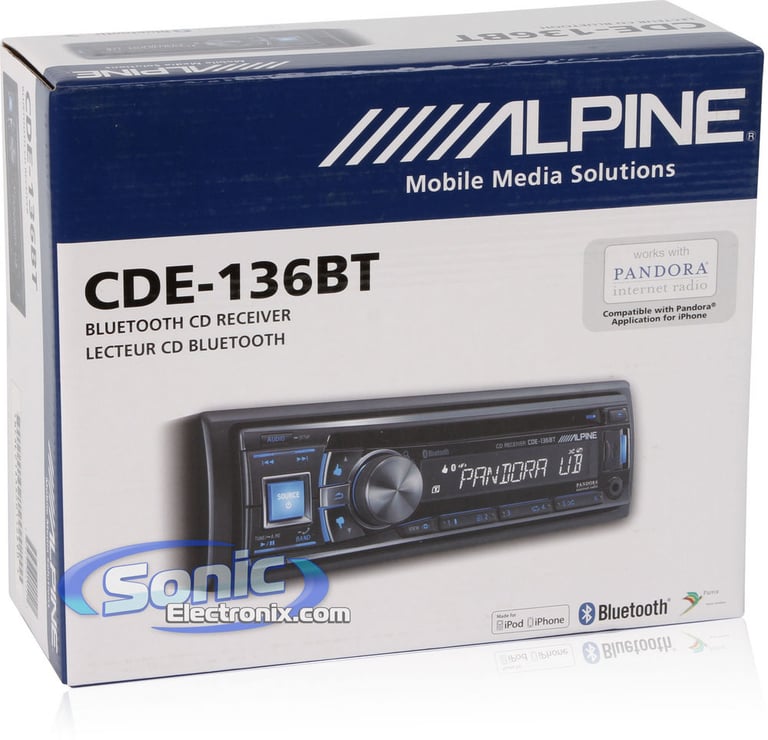 Alpine CDE-136BT Image 9