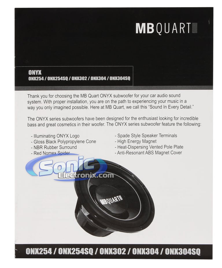MB Quart ONX254SQ Image 4