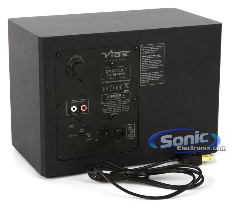 VIBE Audio Optisound TV 5 Digital (OPTISOUNDTV5D V1) Image 3
