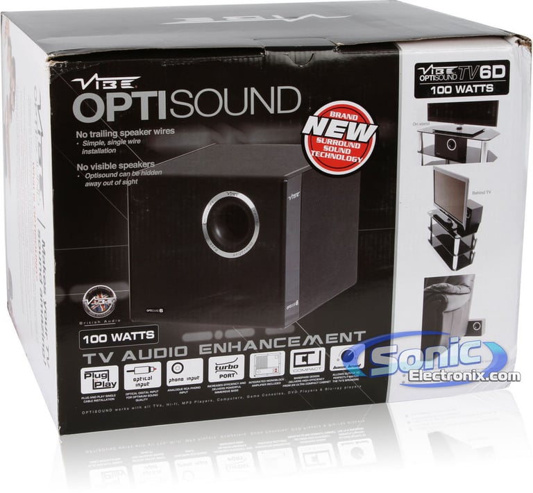VIBE Audio Optisound TV 6 Digital (OPTISOUNDTV6D V1) Image 8
