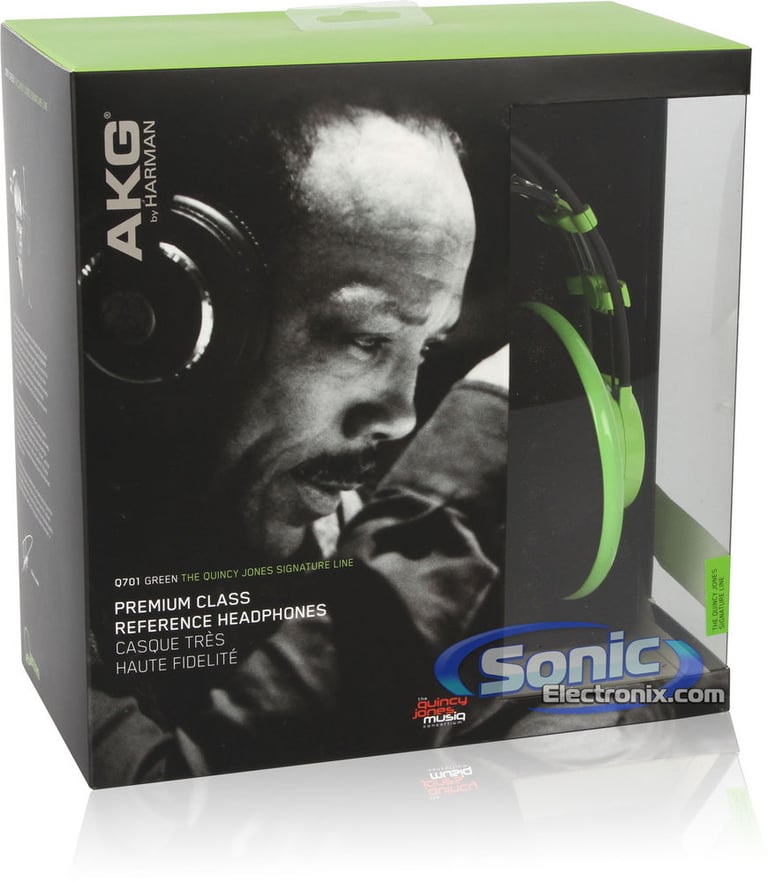 AKG Q 701 Quincy Jones Signature Reference Edition - Green Image 11
