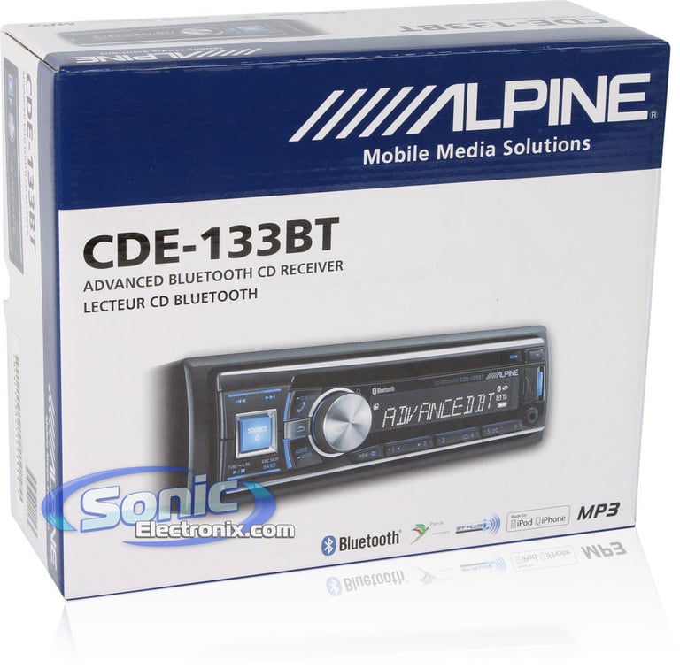 Alpine CDE-133BT Open Box  Image 9