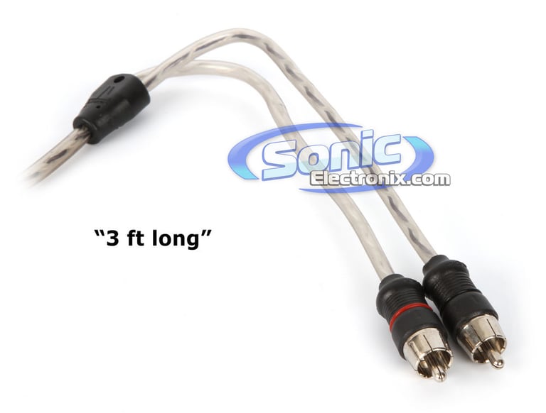 JL Audio XD-CLRAIC2-3 3 ft 2-Channel RCA Cable Image 1