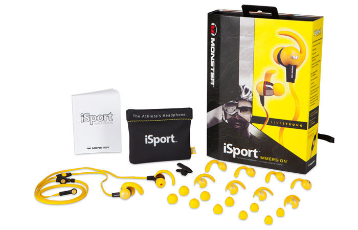 Monster iSport LIVESTRONG (MH ISRT IE LS CTU WW) In-Ear Headphones - Yellow Image 8