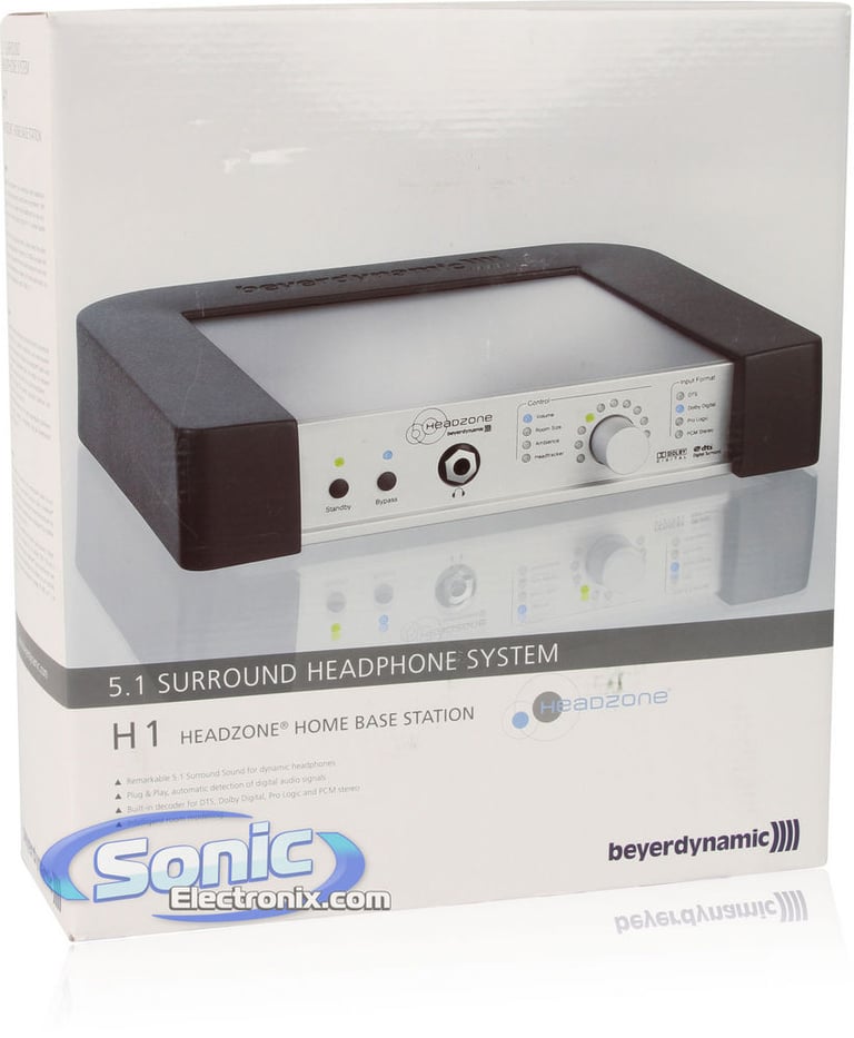 Beyerdynamic Headzone Home HT 5.1 Surround Sound Amplifier & DT 880 Headphones Combo Image 9