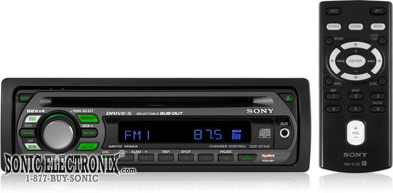 Sony CDX-GT310 Image 1