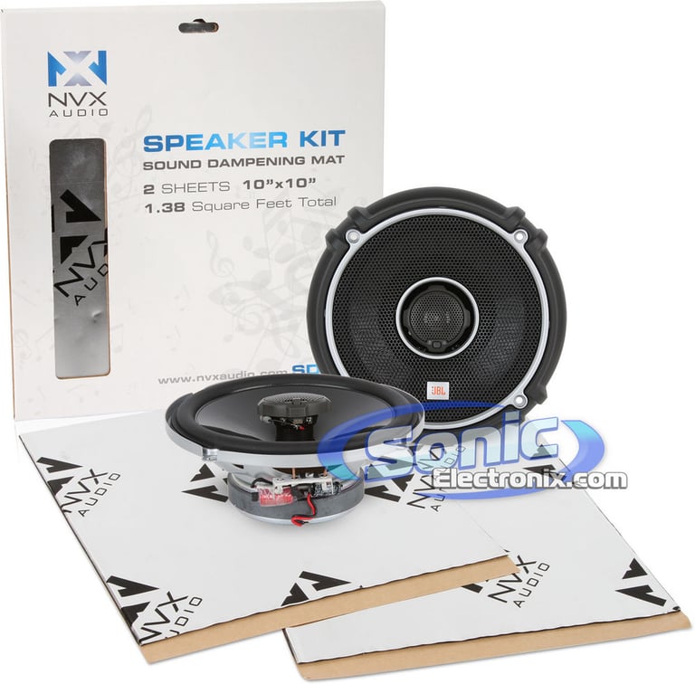 JBL GTO628 + NVX Sound Dampening Image 1