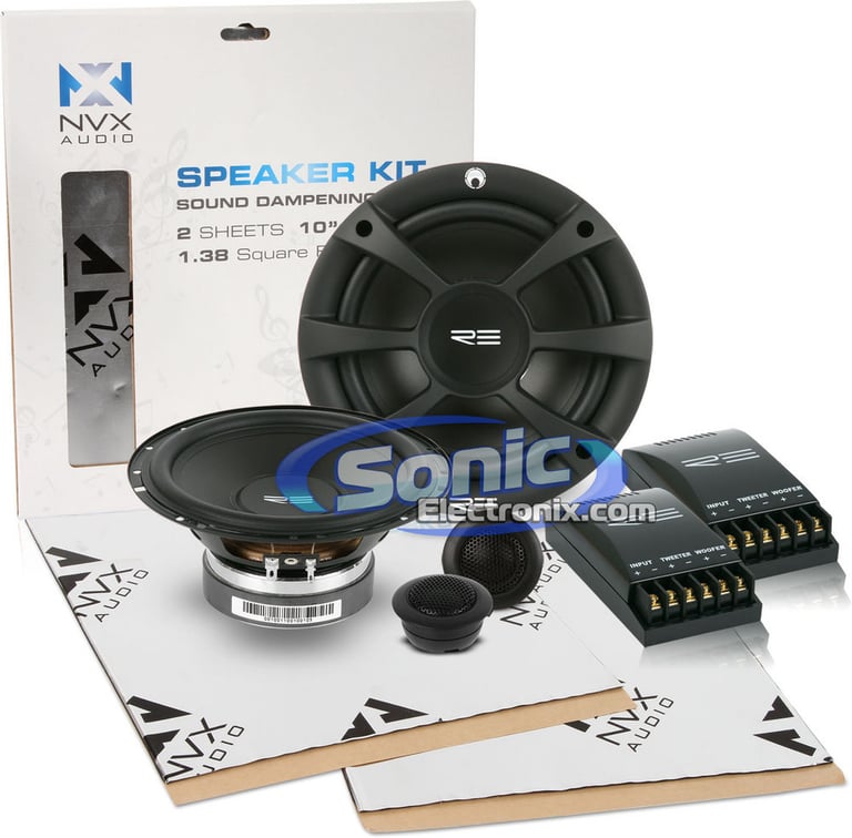 RE Audio RE6.5C + NVX Sound Dampening Image 1