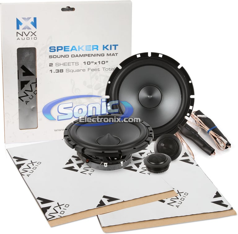Alpine SPS-610C with NVX Sound Dampener Image 1