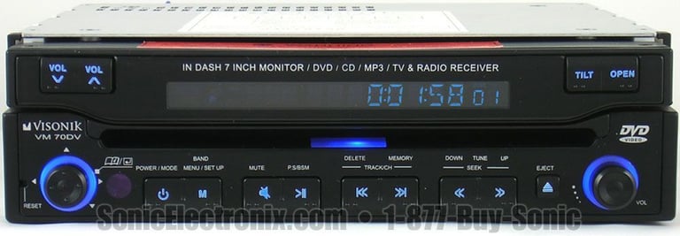 Audiovox PAV-2000DTV 7" LCD In-Dash Multimedia Image 2