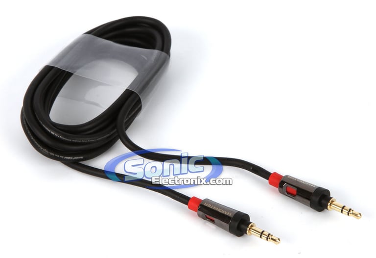 Monster iCable 800 (MBL AI 800 MINI-7 WW) 3.5mm Auxiliary Mini Jack Stereo Cable - 7 Feet Image 1