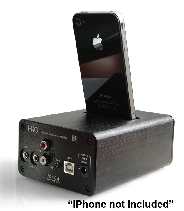 FiiO E9i Desktop iPod and iPhone Compatible Headphone Amplifier Image 2