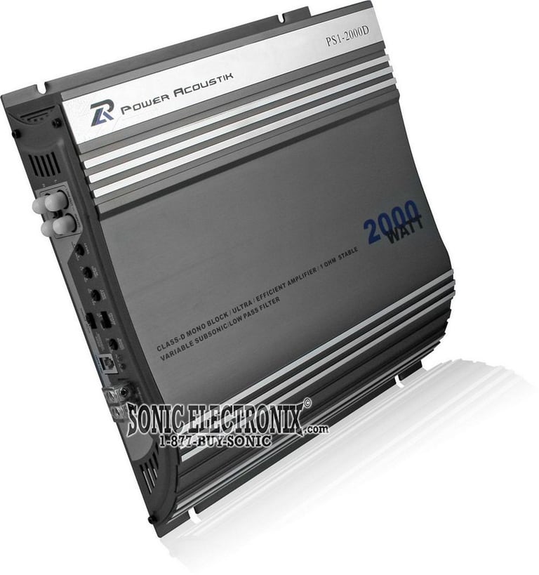 Power Acoustik PS1-2000D R/B Image 2