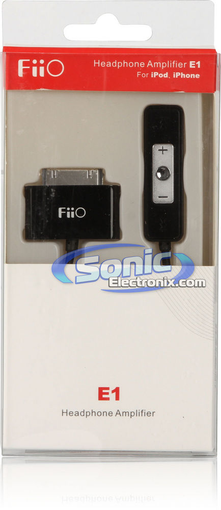FiiO E1 Black (Alisan-E01) Portable Headphone Amplifier with In-Line Remote Image 3