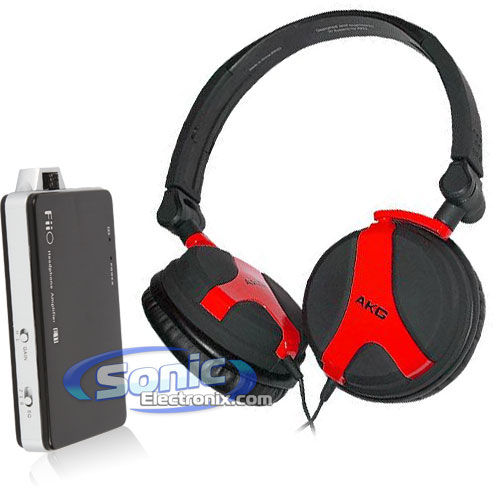 AKG Limited Edition DJ Headphones + Headphone Amplifier Bundle Image 1