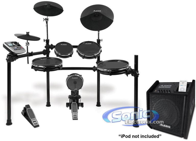 Alesis DM8 Pro Kit & TransActive Drummer Amplifier Package Image 1