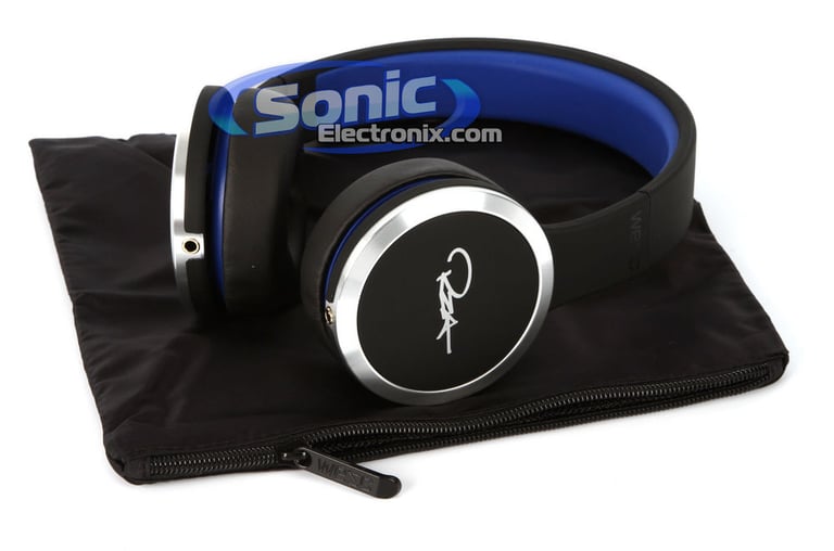 WeSC RZA Street Chambers Black/Blue Headphones with In-Line Control Image 10