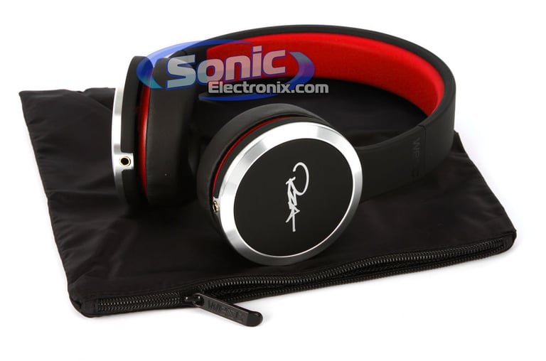 WeSC RZA Street Chambers Black/Red Headphones with In-Line Control Image 9