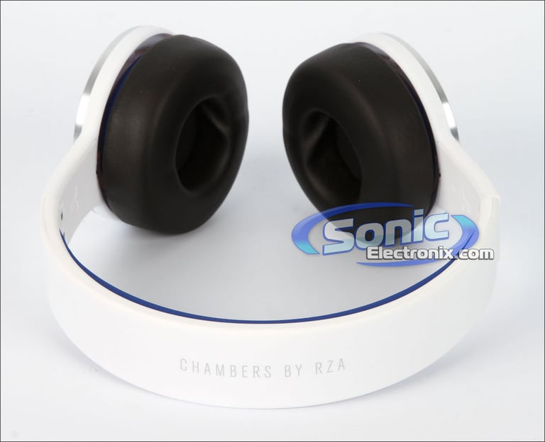 WeSC RZA Street Chambers White/Blue Headphones with  In-Line Control Image 5