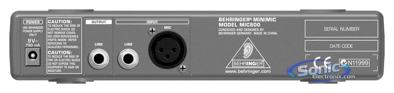 Audio Technica AT2020 & Behringer MINIMIC MIC800 Image 6