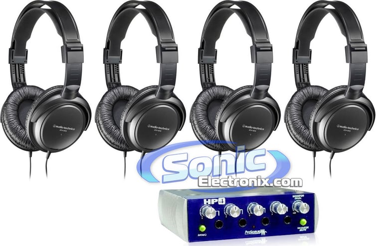 PreSonus HP4 & Audio Technica ATH-M10 Package Image 1