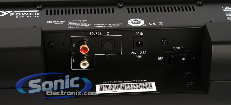 Energy Power Bar Elite (Bar Elite) Multimedia Soundbar & Subwoofer Image 6