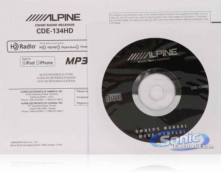 Alpine CDE-134HD Image 6