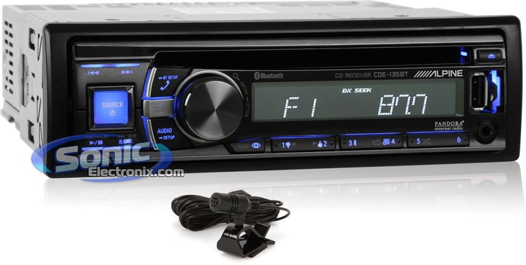 Alpine CDE-135BT Open Box Image 1