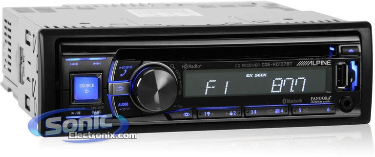 Alpine CDE-HD137BT R/B Image 2