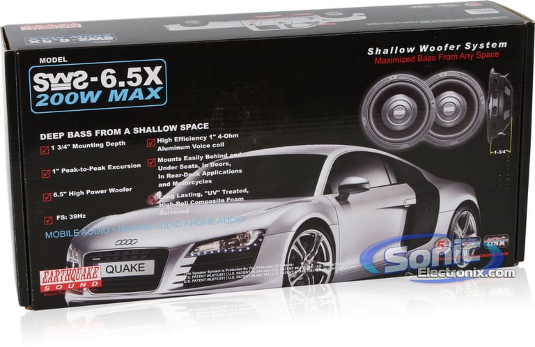 Earthquake Sound SWS-6.5X OPEN BOX COMPLETE Image 6