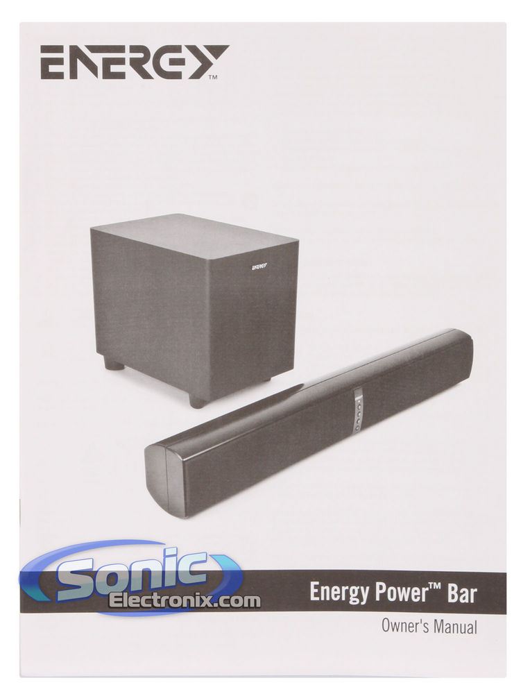 Energy Power Bar Multimedia Soundbar & Subwoofer                                                                 Image 13