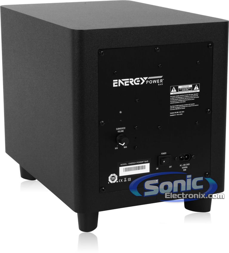 Energy Power Bar Multimedia Soundbar & Subwoofer                                                                 Image 3