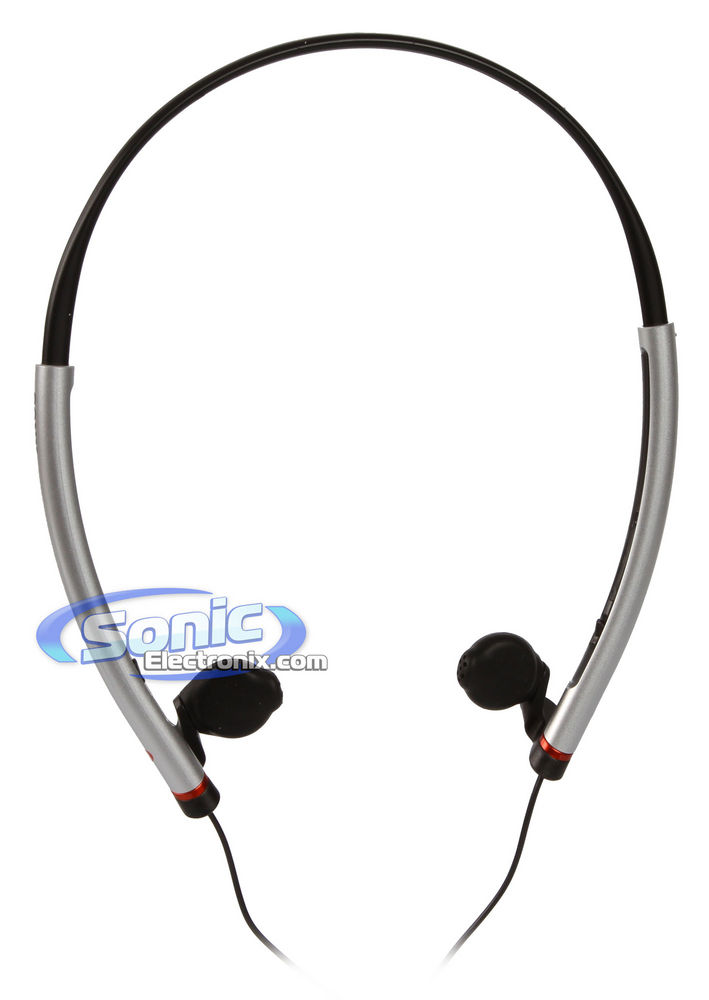 Sony MDR-AS35W (MDRAS35W) Active Sports Headphones In-Ear - Black/Silver Image 1