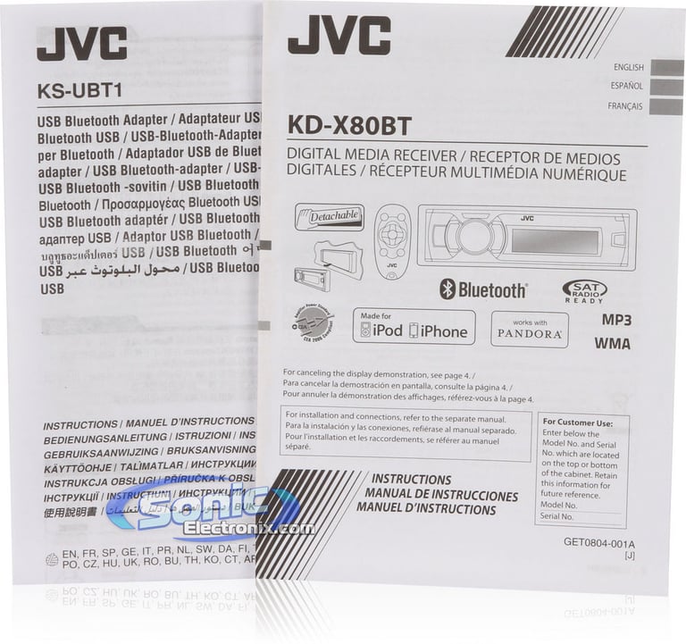 JVC KD-X80BT (Factory Refurbished) Image 10