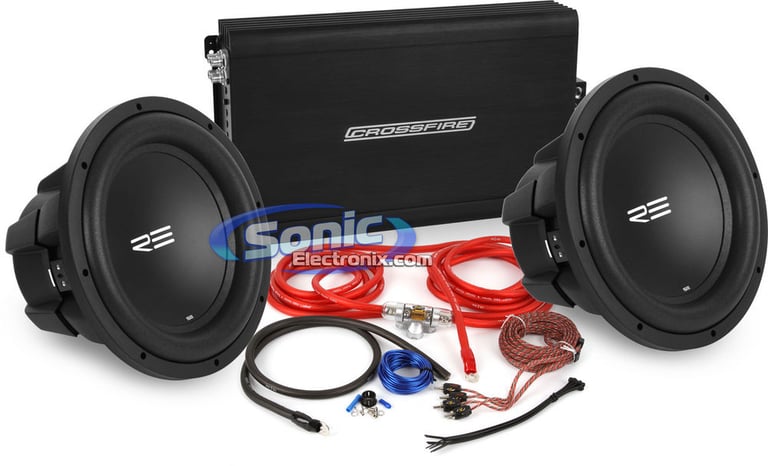 1200W RMS RE Audio + Crossfire Bass Package Image 1