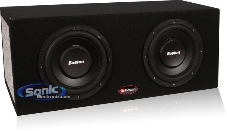 800W Boston Acoustics Dual 10" Complete Bass Package + Sound Dampening Kit Image 2