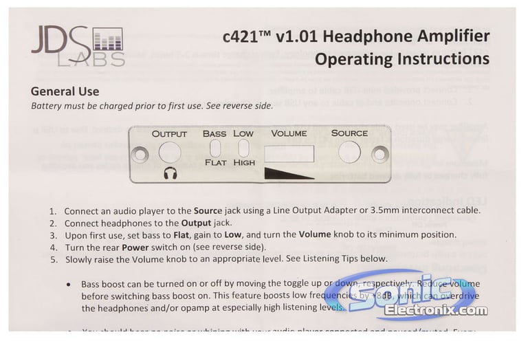 JDS Labs C421 (C421 v1.01) Headphone Amplifier Image 4